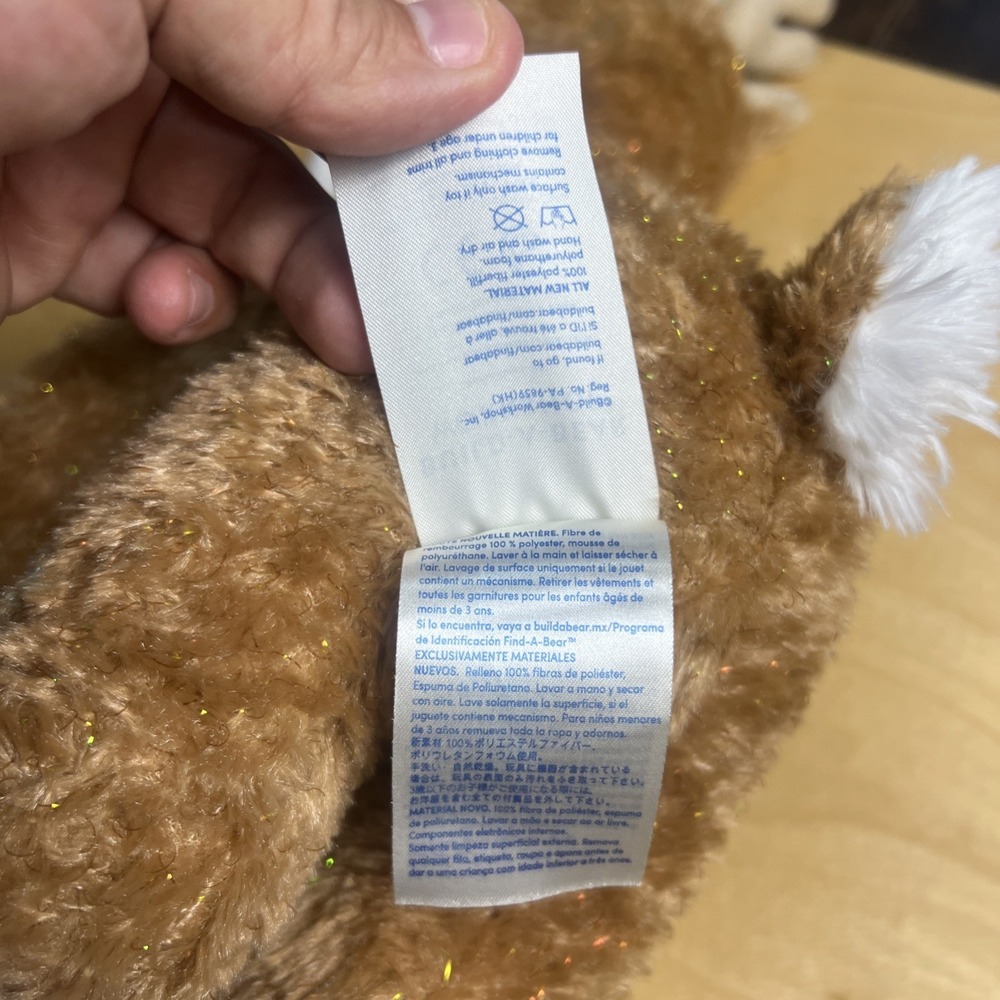 Build a Bear Workshop REINDEER 16" Plush Stuffed Animal Toy Santa Christmas - Picture 11 of 14